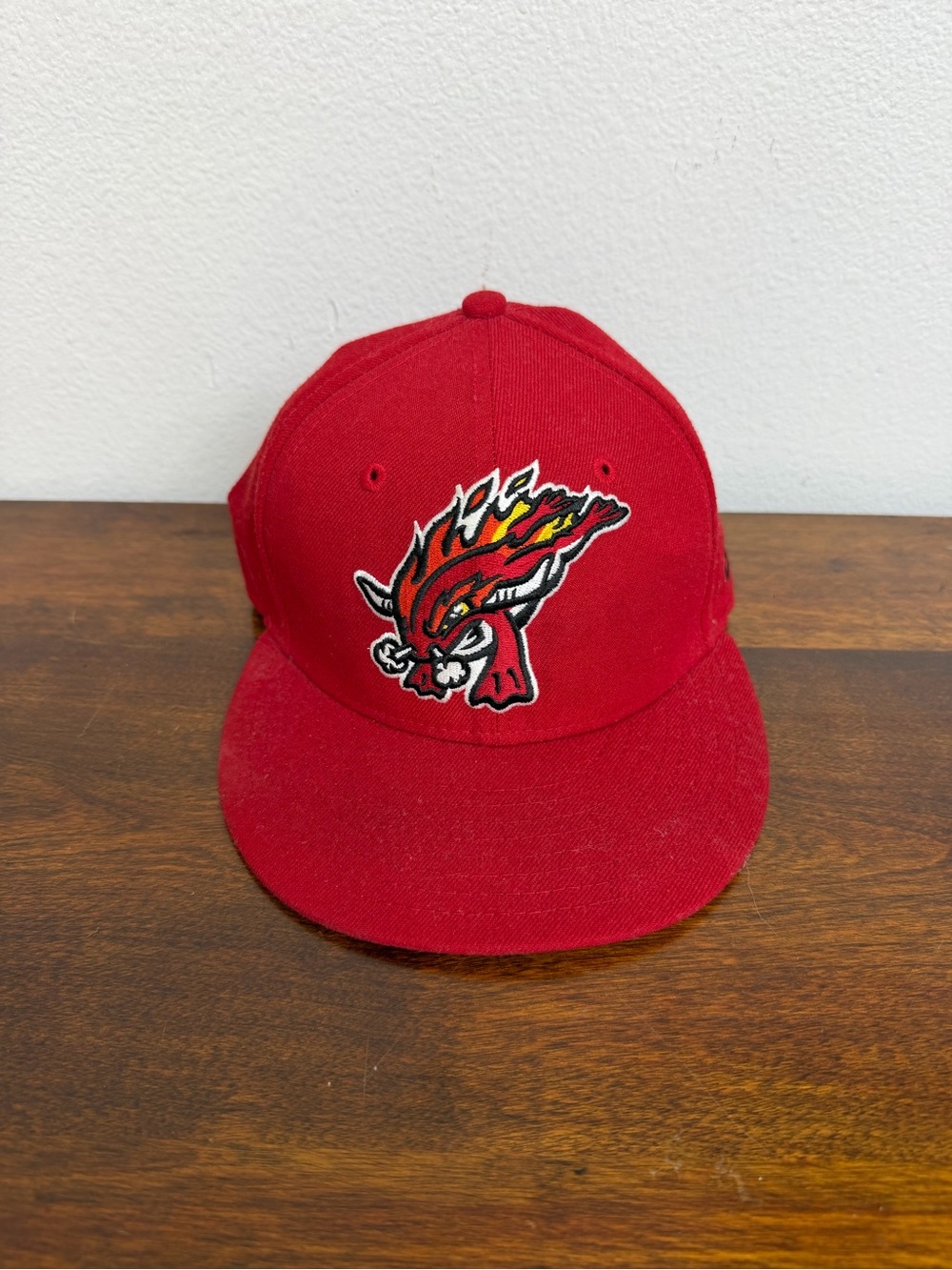 Florida Fire Frogs New Era 59FIFTY Fitted Hat Red Size 7 1/4 MiLB